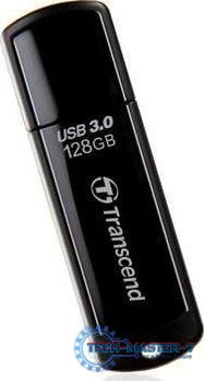 Pendrive (Pamięć USB) TRANSCEND (128 GB /USB 3.0 /Czarny )