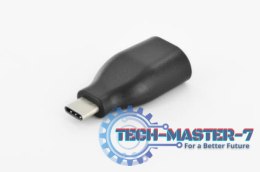 Adapter DIGITUS USB-C - USB (M/F) Czarny AK-300506-000-S USB Typ A - USB Typ C