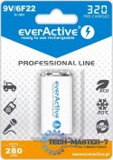 Baterie EVERACTIVE NiMH PP3 (9V, 6LR61, 6F22, 6R61) 320mAh Blister EVHRL22-320