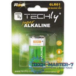 Baterie TECHLY Alkaliczna LR61 Blister 307032
