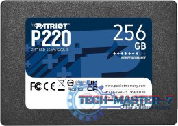 Dysk SSD PATRIOT P220S256G25 (2.5″ /256 GB /SATA III /550MB/s /490MB/s)