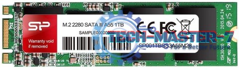 Dysk SSD SILICON POWER A55 1 TB A55 (M.2 2280″ /1 TB /SATA III (6 Gb/s) /560MB/s /530MB/s)