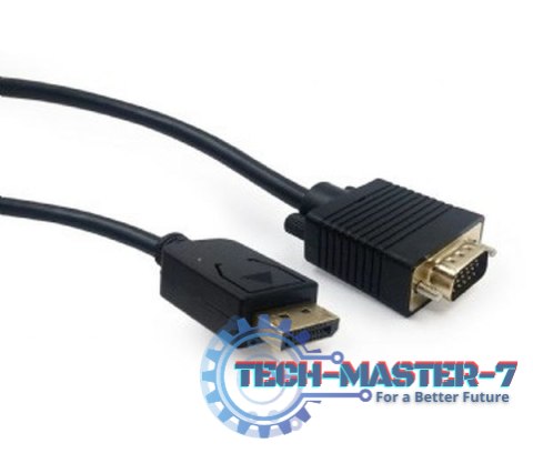 GEMBIRD CCP-DPM-VGAM-6 1.8m /s1x DisplayPort 1x D-sub 15pin Męska