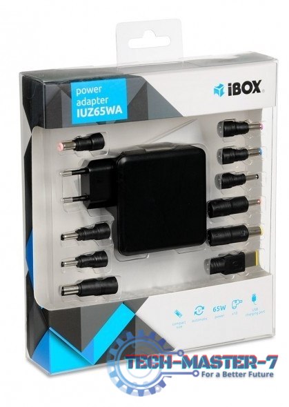IUZ65WA Zasilacz sieciowy IBOX 65W 1-pin 20.5V IUZ65WA Zasilacz sieciowy IBOX 65W 1-pin 20.5V