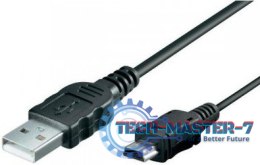 Kabel USB ASSMANN miniUSB (5-pin) Typ B (wtyk) 1.8