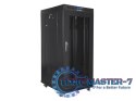 SZAFA INSTALACYJNA RACK STOJĄCA 19" 15U 800X1000 CZARNA DRZWI PERFOROWANE LCD LANBERG (FLAT PACK)