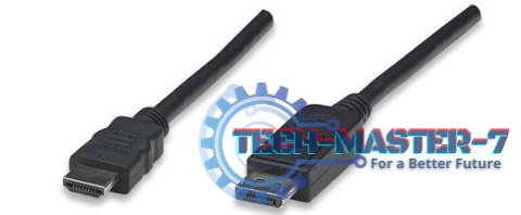 TECHLY 304321 1.8m /s1x DisplayPort (wtyk) 1x HDMI (wtyk)