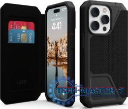 UAG Metropolis - obudowa ochronna z klapką do iPhone 14 Pro (kevlar-black)