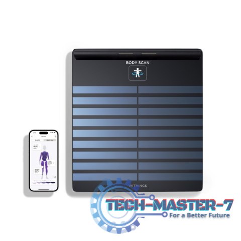 Waga łazienkowa WITHINGS Body Scan (maks. 200kg /Czarny) Waga łazienkowa WITHINGS Body Scan (maks. 200kg /Czarny)