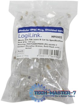 Wtyki RJ45 100szt.