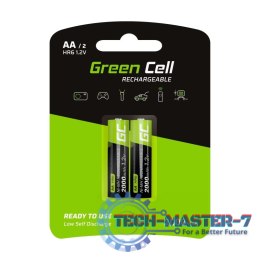 Baterie GREEN CELL NiMH AA 2000mAh 2 szt. GR06