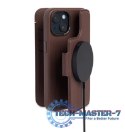 Decoded Detachable Wallet - skórzana obudowa ochronna do iPhone 14 Plus kompatybilna z MagSafe (brown)
