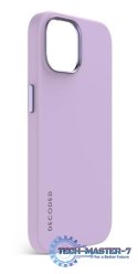 Decoded - silikonowa obudowa ochronna do iPhone 15 kompatybilna z MagSafe (lavender)