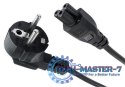 Kabel zasilający AKYGA Koniczyna 1.5m. AK-NB-001A
