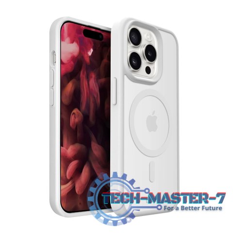 LAUT Huex Protect - obudowa ochronna do iPhone 15 Pro Max kompatybilna z MagSafe (white)