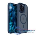 LAUT Huex Protect - obudowa ochronna do iPhone 15 Pro kompatybilna z MagSafe (dark blue)