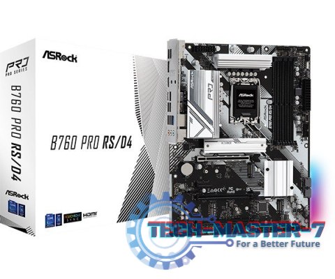 Płyta główna ASROCK B760 PRO RS/D4 LGA1700 ATX Płyta główna ASROCK B760 PRO RS/D4 LGA1700 ATX