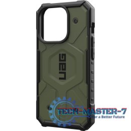 UAG Pathfinder Magsafe - obudowa ochronna do iPhone 15 Pro kompatybilna z MagSafe (olive)