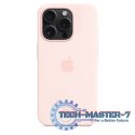 Apple iPhone 15 Pro Silicone Case with MagSafe - Light Pink