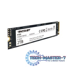 Dysk SSD PATRIOT P300 2 TB P300 (M.2 2280″ /2 TB /PCIe NVMe Gen3 x4 /2100MB/s /1650MB/s)