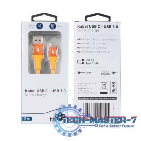 Kabel USB TB USB typ C 2