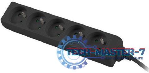 Listwa zasilająca LANBERG PS0-05E-0100-IEC-BK