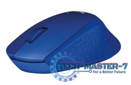 Mysz Bezprzewodowa LOGITECH M330 Silent Plus Niebieski