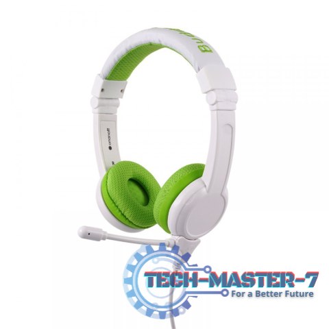 Słuchawki na głowę z mikrofonem BUDDYPHONE BP-SCHOOLP-GREEN (1.4m /3.5 mm wtyk/Biało-zielony) Słuchawki na głowę z mikrofonem BUDDYPHONE BP-SCHOOLP-GREEN (1.4m /3.5 mm wtyk/Biało-zielony)