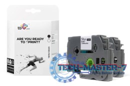 Taśma TB PRINT Czarny TBTB-TZE231
