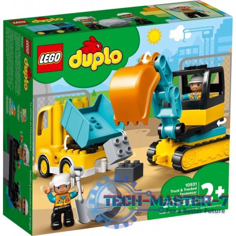 LEGO 10931 Duplo - Ciężarówka i koparka gąsienicowa