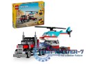 LEGO 31146 Creator 3w1 - Ciężarówka z platformą i helikopterem