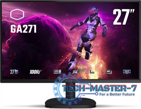 Monitor COOLER MASTER CMI-GA271-EK (27" /VA /100Hz /2560 x 1440 /Czarny) Monitor COOLER MASTER CMI-GA271-EK (27" /VA /100Hz /2560 x 1440 /Czarny)