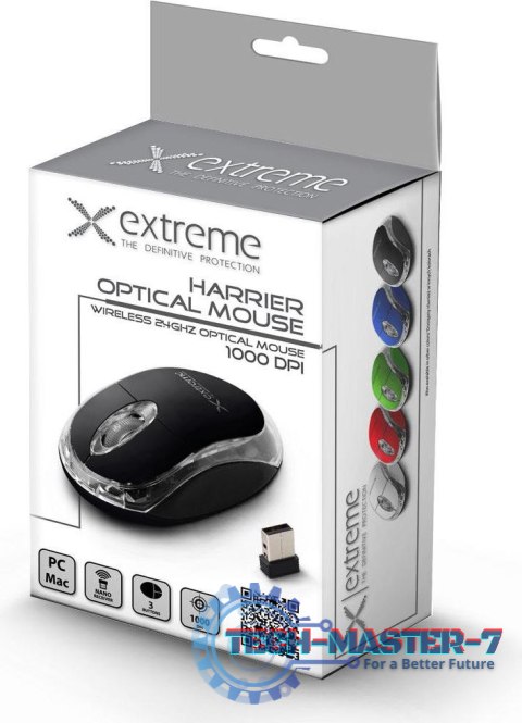 Mysz Bezprzewodowa EXTREME Harrier 3D Czarny Mysz Bezprzewodowa EXTREME Harrier 3D Czarny