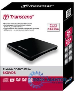 Napęd optyczny DVD-RW Zewnętrzny USB Czarny