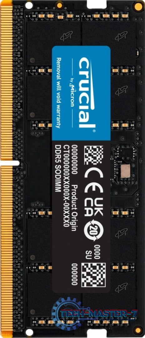 Pamięć CRUCIAL (SODIMM/DDR5/32 GB/5600MHz/46CL/SINGLE) Pamięć CRUCIAL (SODIMM/DDR5/32 GB/5600MHz/46CL/SINGLE)
