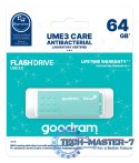 Pendrive (Pamięć USB) GOODRAM (64 GB /USB 3.0 /Miętowy )