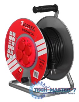 Przedłużacz bębnowy VERTEX PB25METAL