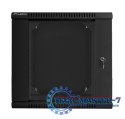 Szafa instalacyjna wisząca dwusekcyjna 19'' 12U 600X600mm czarna