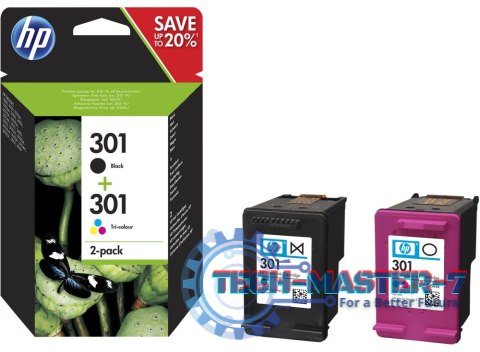 Wkład HP 301 2-pack N9J72AE Wkład HP 301 2-pack N9J72AE