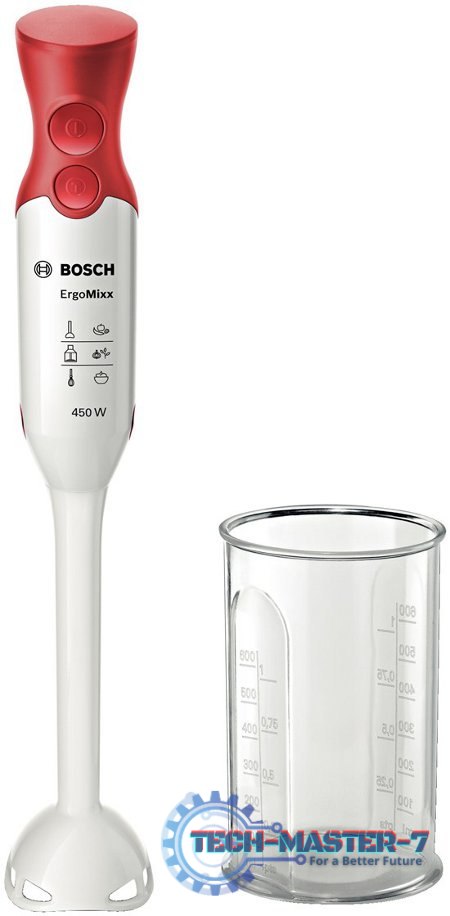 Blender Biało-czerwony BOSCH MSM 64010