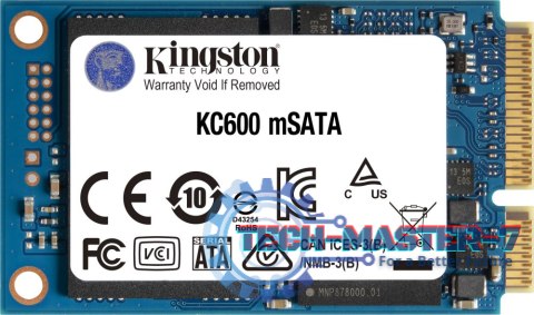 Dysk SSD KINGSTON SKC600MS/1024G (mSATA″ /1 TB /SATA III /550MB/s /520MB/s)