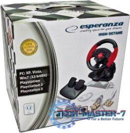 KIEROWNICA EG104 PC/PS3 X-BOX 360, VIBRATION FOR