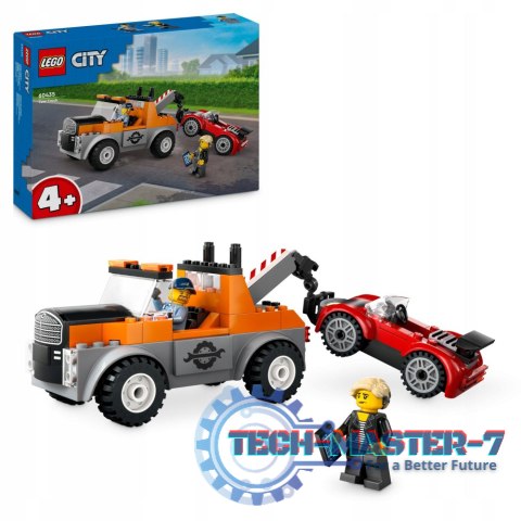 LEGO 60435 City - Samochód pomocy drogowej i naprawa sportowego auta LEGO 60435 City - Samochód pomocy drogowej i naprawa sportowego auta