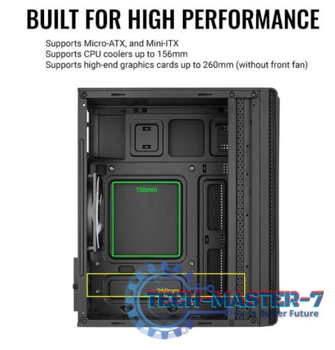 Obudowa Mini Tower AEROCOOL AEROPGSEVO-MINI-G-BK Obudowa Mini Tower AEROCOOL AEROPGSEVO-MINI-G-BK