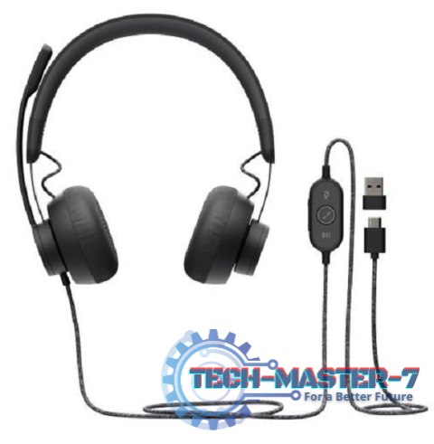 Słuchawki z mikrofonem LOGITECH 981-000870 Czarny Słuchawki z mikrofonem LOGITECH 981-000870 Czarny