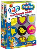 Farby do malowania palcami Bambino 12 kolorów