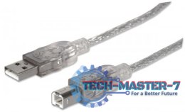 Kabel USB MANHATTAN Typ B 1.8