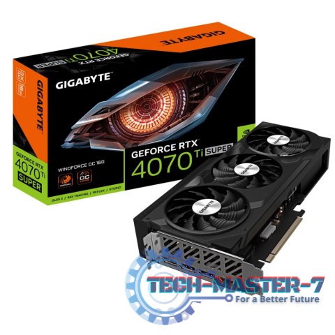 Karta graficzna GIGABYTE GeForce RTX 4070 Ti SUPER WINDFORCE OC 16GB GDDR6X (GV-N407TSWF3OC-16GD)