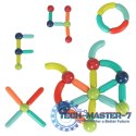 Klocki magnetyczne magnetic sticks duże patyczki dla małych dzieci 50 elementów