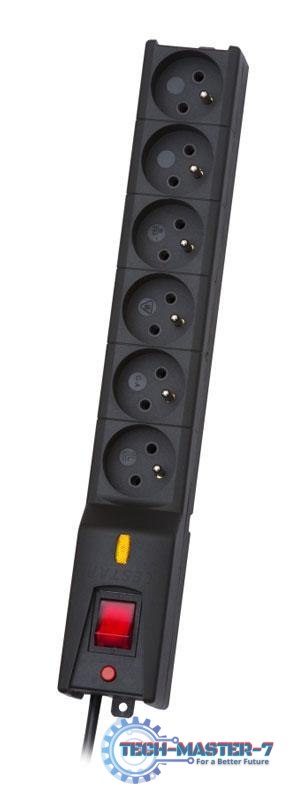 Listwa zasilająca LESTAR LX 610 3m Czarny LX610_3_BLACK
